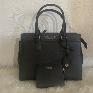 NWT Kate Spade Black Medium Satchel Wallet…
